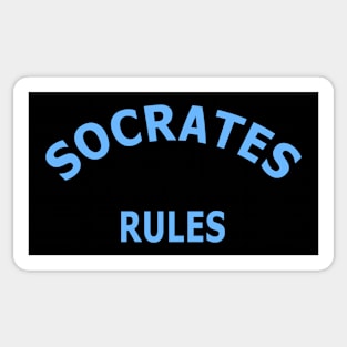 Socrates Rules Sticker